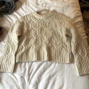 Warm cream sweater